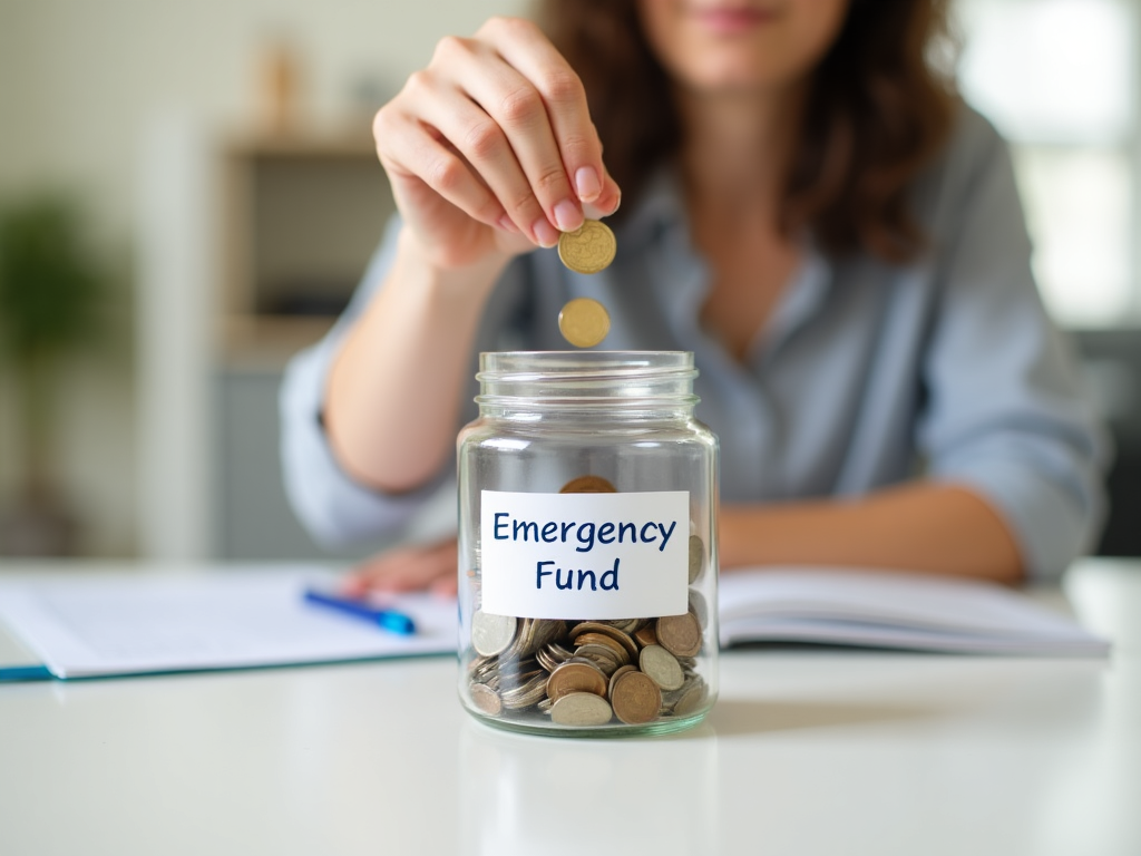 Couple looking worried at financial documents